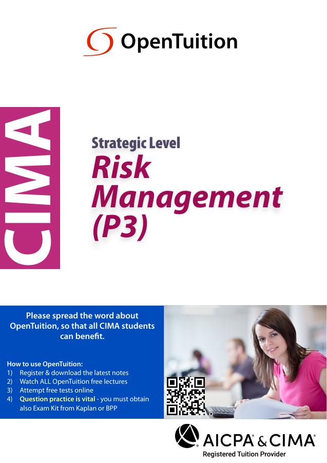 CIMA P3 Notes Exams