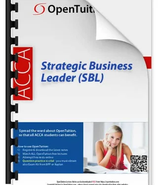 ACCA Strategic Business Leader (SBL) Notes (September 2026 - June 2027 exams)